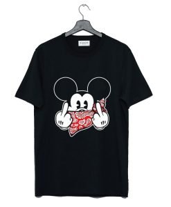 Mickey Mouse Thug Life Gangster T Shirt KM