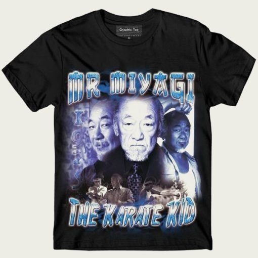 Mr Miyagi The Karate Kid Vintage T-Shirt KM