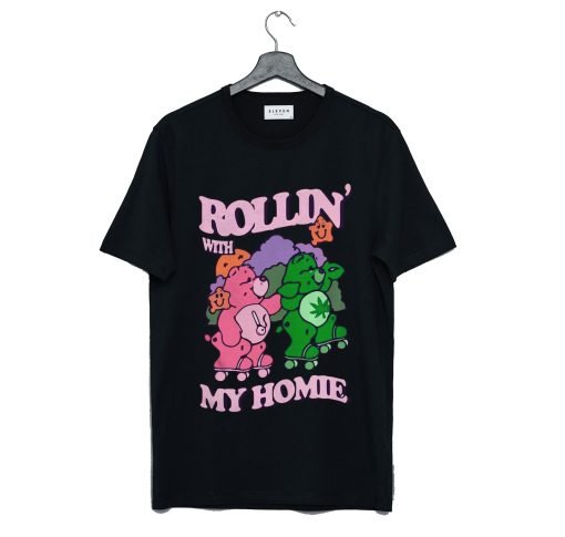 Official Rollin with My Homies Care Bears T Shirt KM