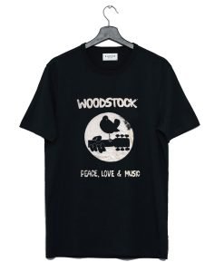 Woodstock Peace Love Music T Shirt KM