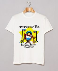 1986 An Americal Fievel Mousekewitz Universal Studios Florida T Shirt KM