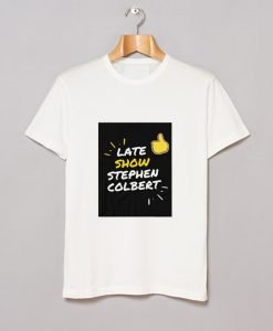 Late Show Stephen Colbert Poster T Shirt KM