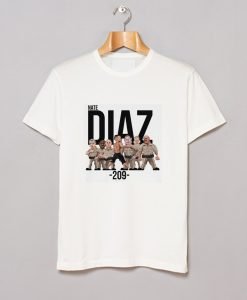 Nate Diaz Police 209 UFC T-Shirt KM