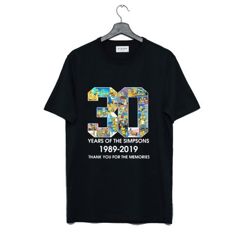 30 Years of The Simpsons 1989 – 2019 T-Shirt KM