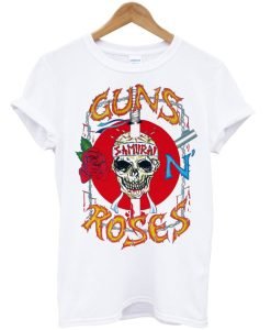 Guns N’ Roses Vinyl Bootlegs Samurai T Shirt KM