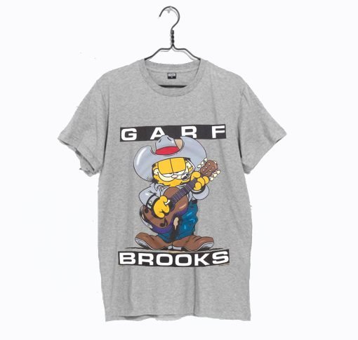 Garth Brooks x Garfield Garf Brooks Vintage Cartoon T Shirt KM