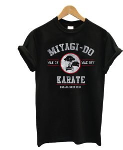 Miyagi Do Karate Kid Wax On Wax Off T-Shirt KM