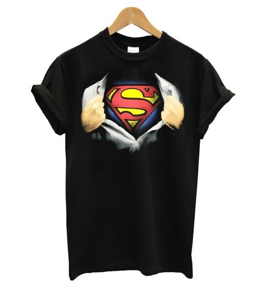 Superman Ripping Open T-Shirt KM