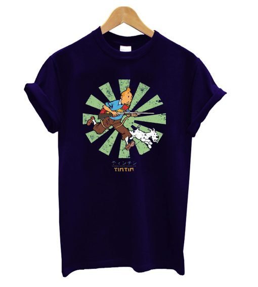 Tintin Retro Japanese T-Shirt KM