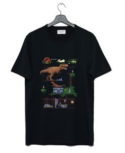 Jurassic Park 8-Bit Classic Dino T-Shirt KM