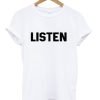 Listen T-Shirt KM