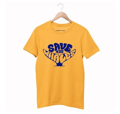 Save The Whales T Shirt KM