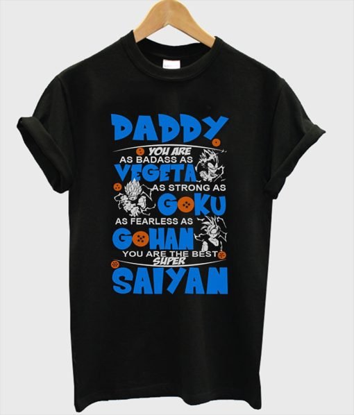 Super Saiyan Dad Gift T-Shirt KM