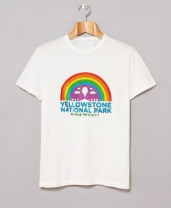 Yellowstone Rainbow National Park T Shirt KM