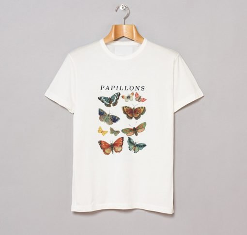 Papillons Butterfly Vintage T-Shirt KM