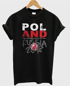 World Cup Football 2018 Russia Poland T-Shirt KM