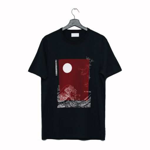 Moon Minimalistic Japanese T Shirt KM